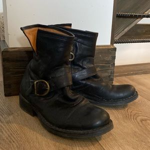 Women’s Florentini + Baker Classic Black Biker Boots size 37